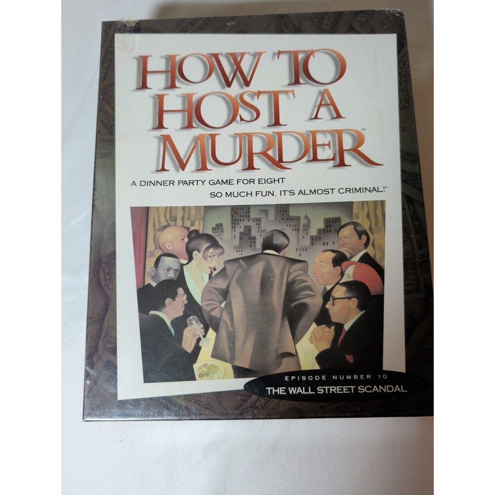 Vintage HOW TO HOST A MURDER GAME: WALL STREET - Episode 10 **BRAND NEW** Sealed